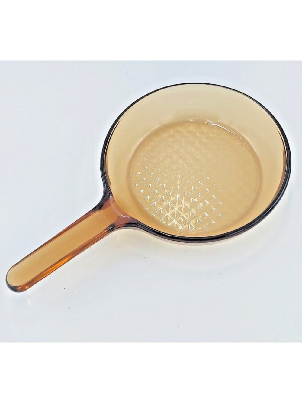 Corning Vision USA Small Waffle Bottomed Glass Frying Pan-7 Inch Diameter